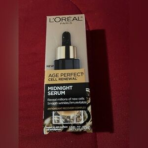 NEW L'Oréal Paris Age Perfect Cell Renewal Midnight Serum 1oz 30ml Anti Aging